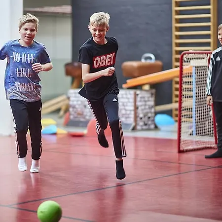 Sportsby - Danhostel, Huse Og